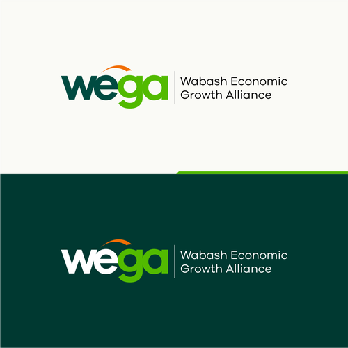 WEGA (Wabash Economic Growth Alliance) Logo Design Design by MARSa ❤