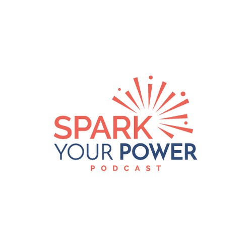 Design my podcast logo - Spark Your Power! Design by Shuya™