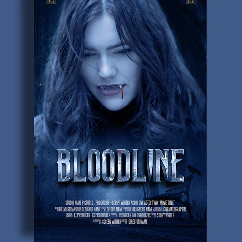Vampire Poster Design Design by Axelbaxel