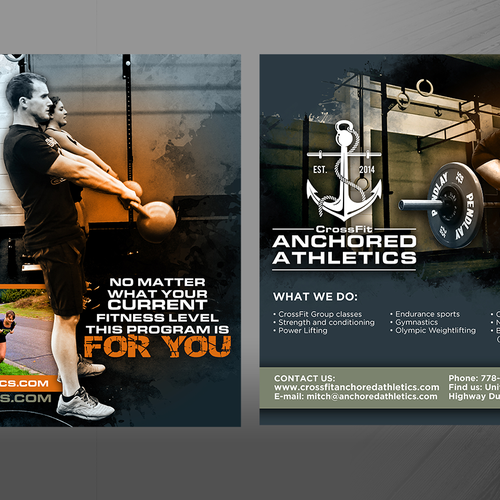 Create a personal training flyer to recruit new clients, Postcard, flyer  or print contest