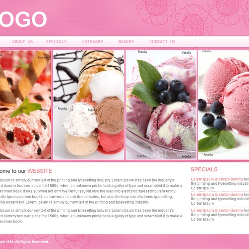 1-3 Page Website Template Design von judiart