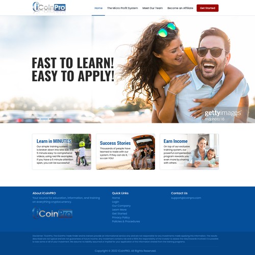 ***GUARANTEED PRIZE*** - NEW WEBSITE DESIGN FOR MLM -*****NEW***** Design by Rashicreative