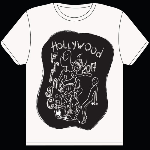 The 2017 Hollywood Fringe Festival T-Shirt Design by Thakach Kivas