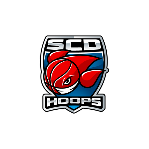 Basketball Logo for Team 'SCD Hoops' - Your Winning Logo Featured on Major Sports Network Design by xale