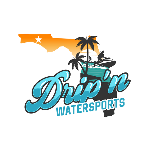 Logo Design for a Watersports and Boat Rental Company Based in Destin Florida Design by D'force ⚡