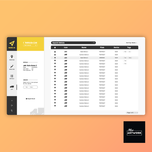 Runic.io GPS tracking web application refactoring Design by alfarartwork
