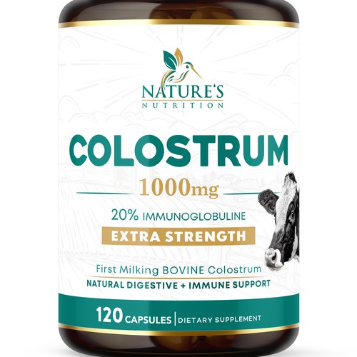 Powerful, Colostrum Design Needed for Nature's Nutrition Design by Encephalon™