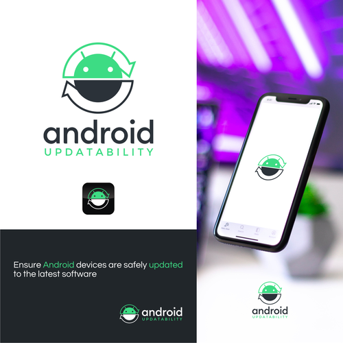 Android Updatability Team Logo Design by ✒️ Joe Abelgas ™
