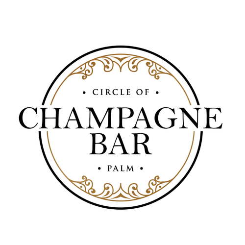 Luxury and modern Champagne Bar logo Design by Jacob Gomes