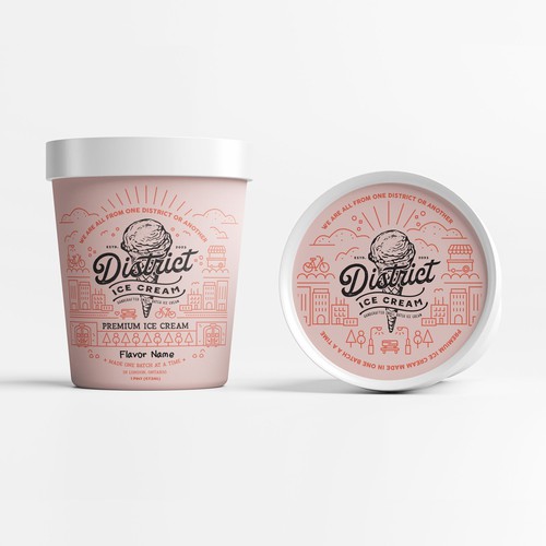 Design di 'Cool' NEW Ice Cream Pint design di J U L I A