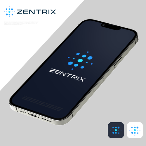 Logo for IT Company called Zentrix Diseño de GIRMEN