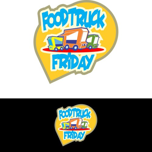 ONE OF THREE CONTESTS!!! FOOD TRUCK FRIDAY LOGO FOR MONROE COTTON MILLS Design by druuppydrencher