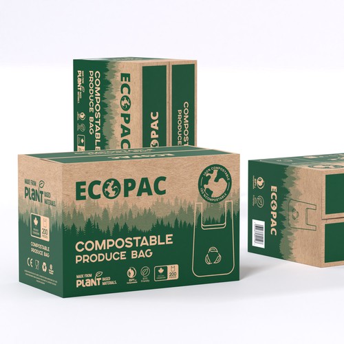 ECO FRIENDLY PACKAGING BOX DESIGN Design by DG[Graphix]