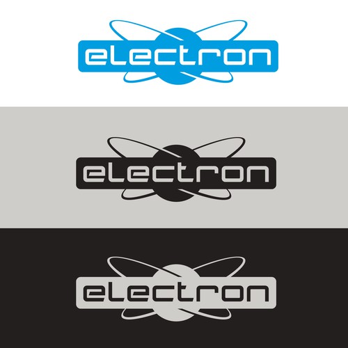 Newlogo designwith the electron drawn as a solid logo Design réalisé par Xisco™