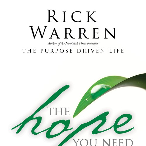 Design Rick Warren's New Book Cover Design por tracytaylor