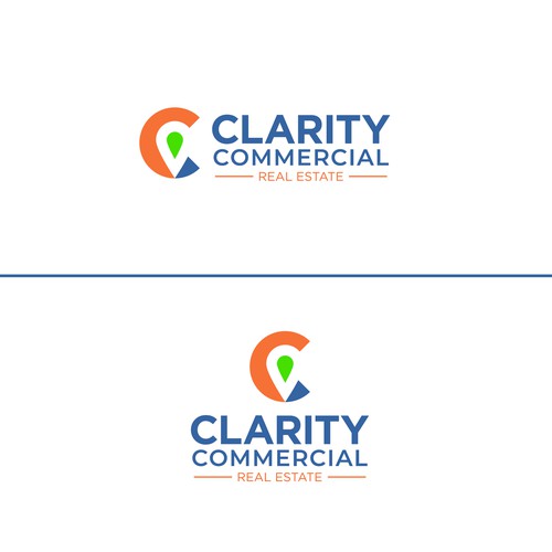 Logo + Brand Guide for Clarity Commercial Real Estate Design by ChioP