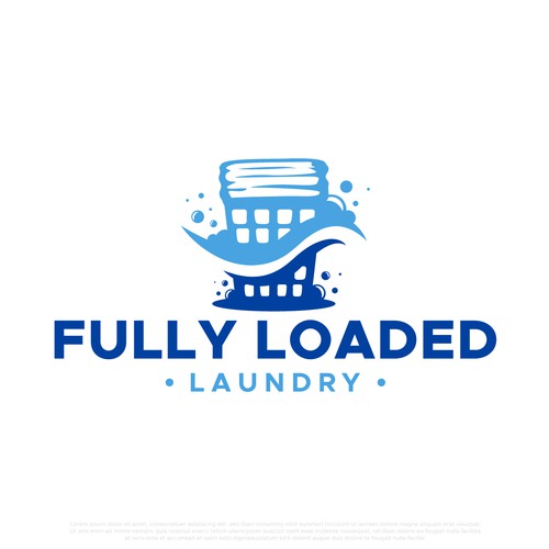 Laundromat logo design needed Design by Cengkeling