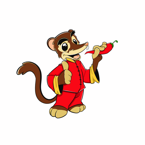 Spicy Food Festival Mascot Design by alessiovelaz