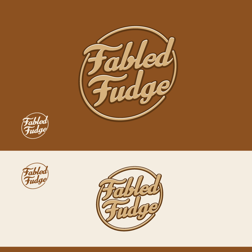 Logo for Gourmet Fudge and associated foods Design by Med!