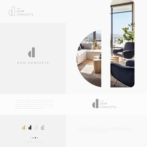 3 Letter Minimalistic interconnected Logo with Clean Lines Design by Vaart™