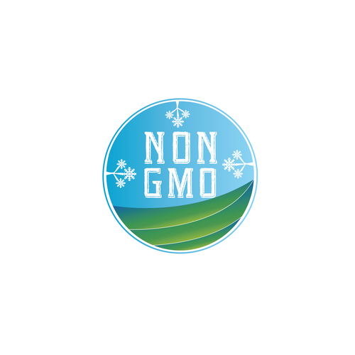 Food Packaging NON-GMO Logo Design by X*creative*✅