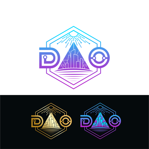 Logo — island DAO — let's buy an island — Ethereum blockchain Design by journeydsgn