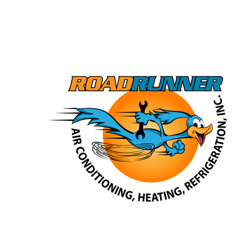 logo for Roadrunner Air Conditioning, Heating & Refrigeration, Inc. Design by Kang JM