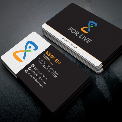 Design a suitable business card for 'For Life' Design by Muzahid4all