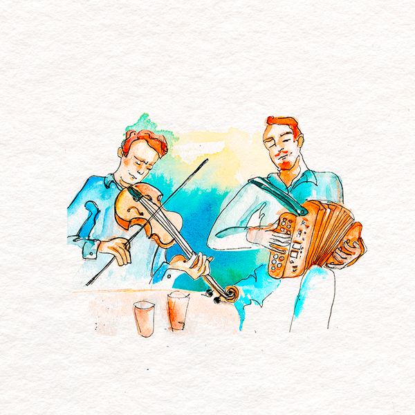Watercolor Illustration/informal logo