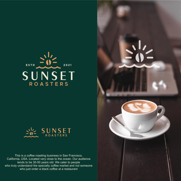 Design by oky_wawi titled "SUNSET ROASTERS "