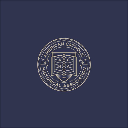 New logo and seal for 102-year-old academic organization (American Catholic Historical Association) Design by vsbrand