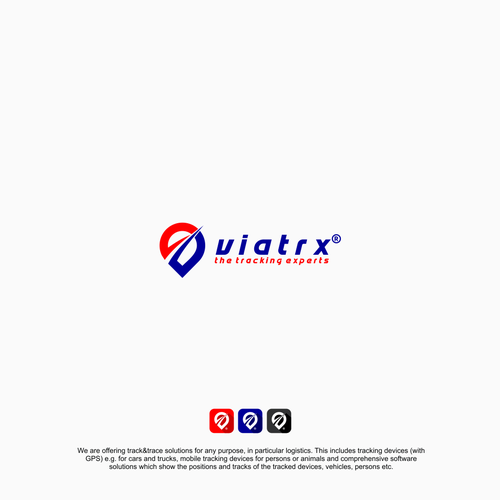 Logo Design for track&trace solution "viatrx" Design by Banaan™