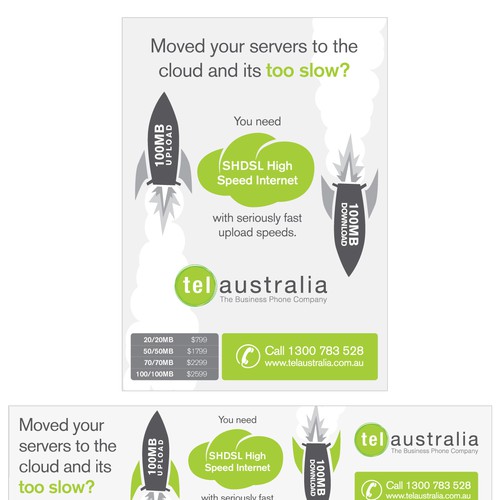 Diseño de Telaustralia the Business Phone Company needs a new banner ad de BJarris