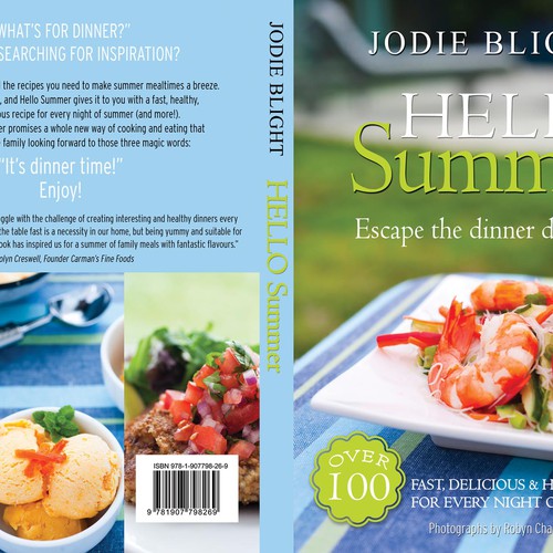 hello summer - design a revolutionary cookbook cover and see your design in every book shop Diseño de LilaM