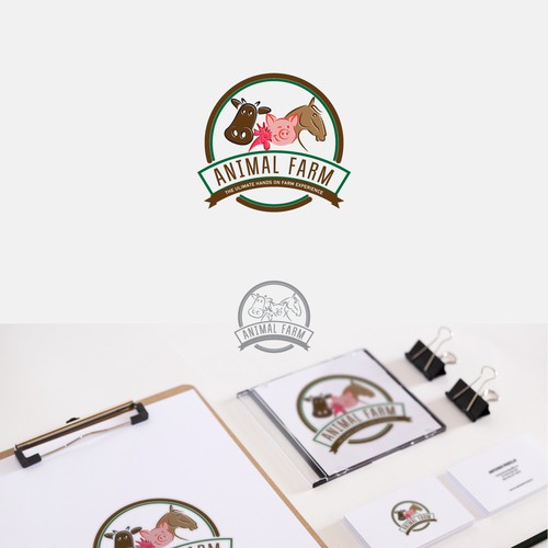 Capture the essence of our rare breed farm park experience in a logo-ontwerp door kec99