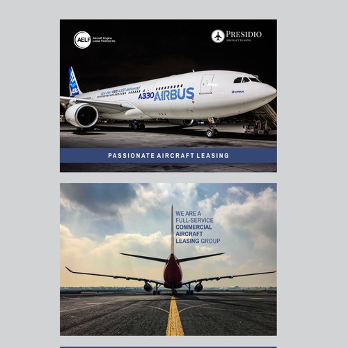 Aviation Leasing Company needs a powerful brochure | Brochure contest