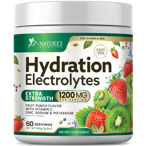 Hydration Electrolytes Design Needed for Nature's Nutrition Design by Black-Pepper