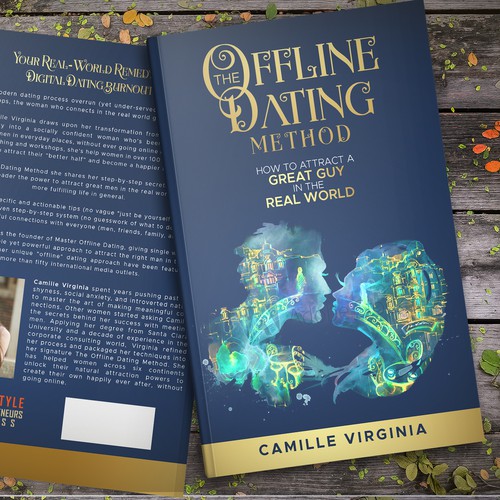 Design di Book Cover for The Offline Dating Method Needed di Nadun Prabodana