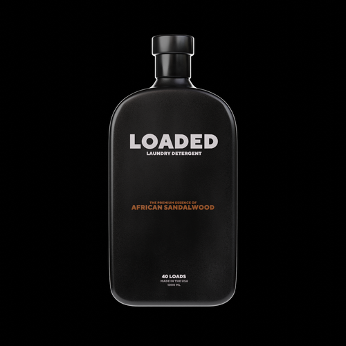 Masculine Cologne-Scented Laundry Detergent Bottle Diseño de Seny3d