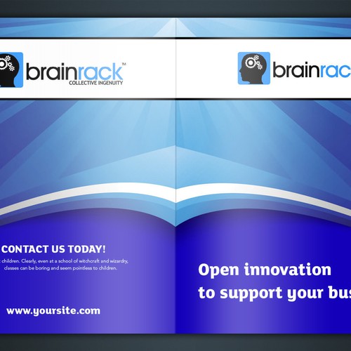 Brochure design for Startup Business: An online Think-Tank Design por gd-fee