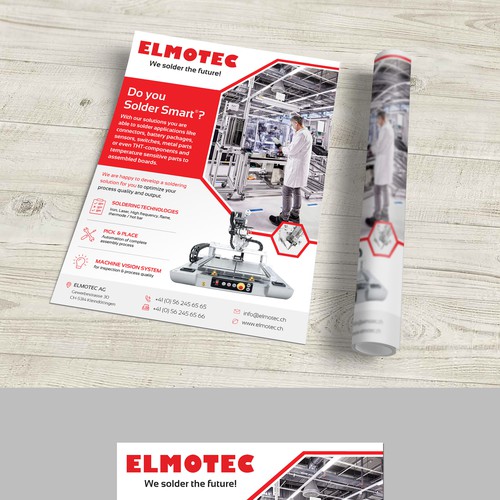 New one page advert - for robot Design by Krishna Arts