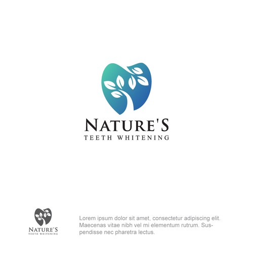 Nature's Teeth Whitening - Needs a Natural Company Logo Design by hasnagraphics