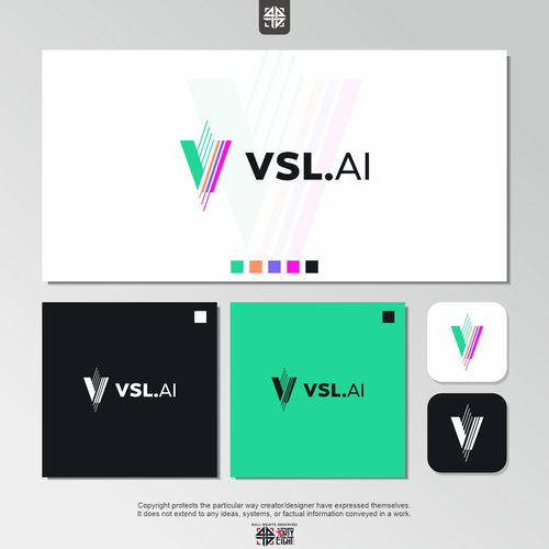 Create logo for New AI Copywriting Company Diseño de fortyeight.studio™