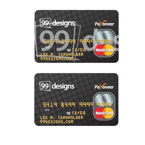 Prepaid 99designs MasterCard® (powered by Payoneer) Design by Reghardt