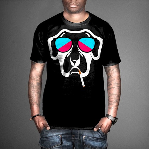 Camiseta propuesta en el concurso por Clothing Designer