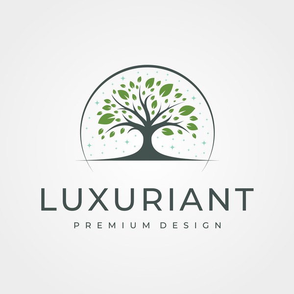 narture tree logo design