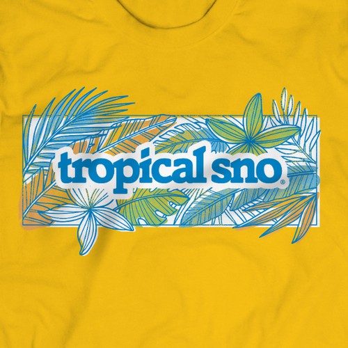 Tropical T-Shirt Design Design by Ibtar