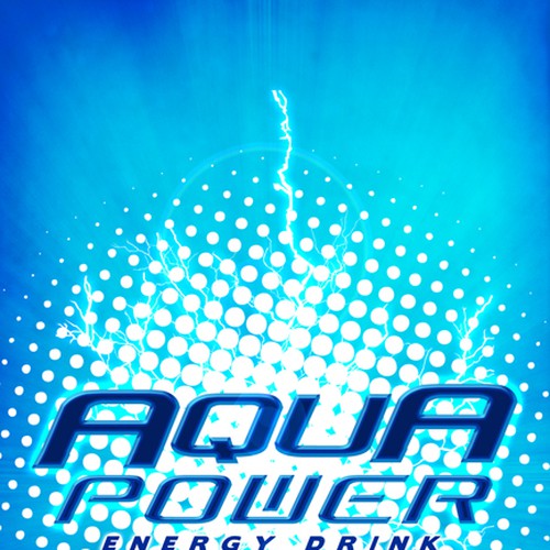 AQUAPOWER ENERGY DRINKS Design by mainero