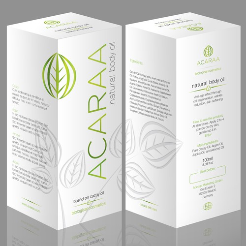 Creative Packaging Design for Natural Cosmetic Line Design by milan.kelecevic