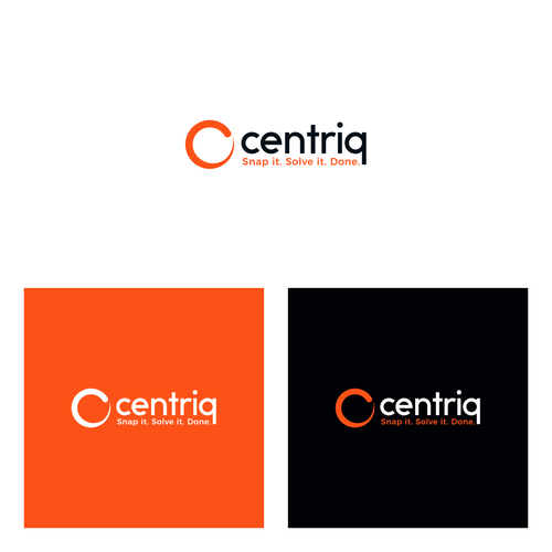 Centriq logo Design by kdgraphics